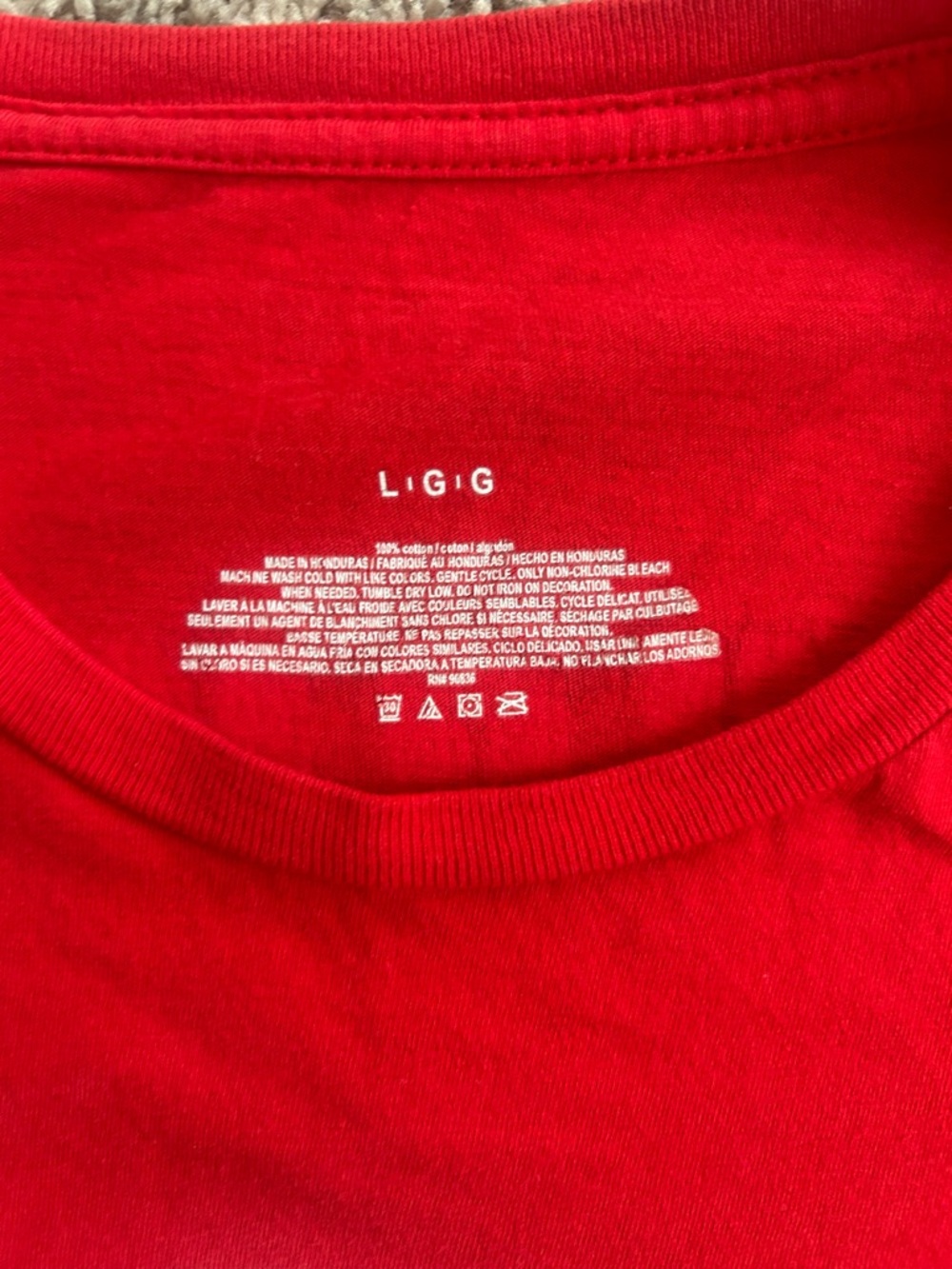 Kansas City Chiefs #15 Mahomes Red Long Sleeve Tee - Picture 3 of 3